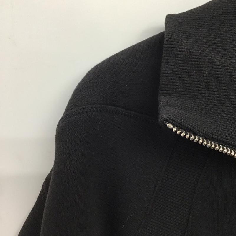 アディダス adidas トレーナー 長袖 JN9983 LUXFLOW スポーツ ハーフジップ スペーサースエットシャツ M 無地 黒 / ブラック /  レディース USED 古着 中古 10142888