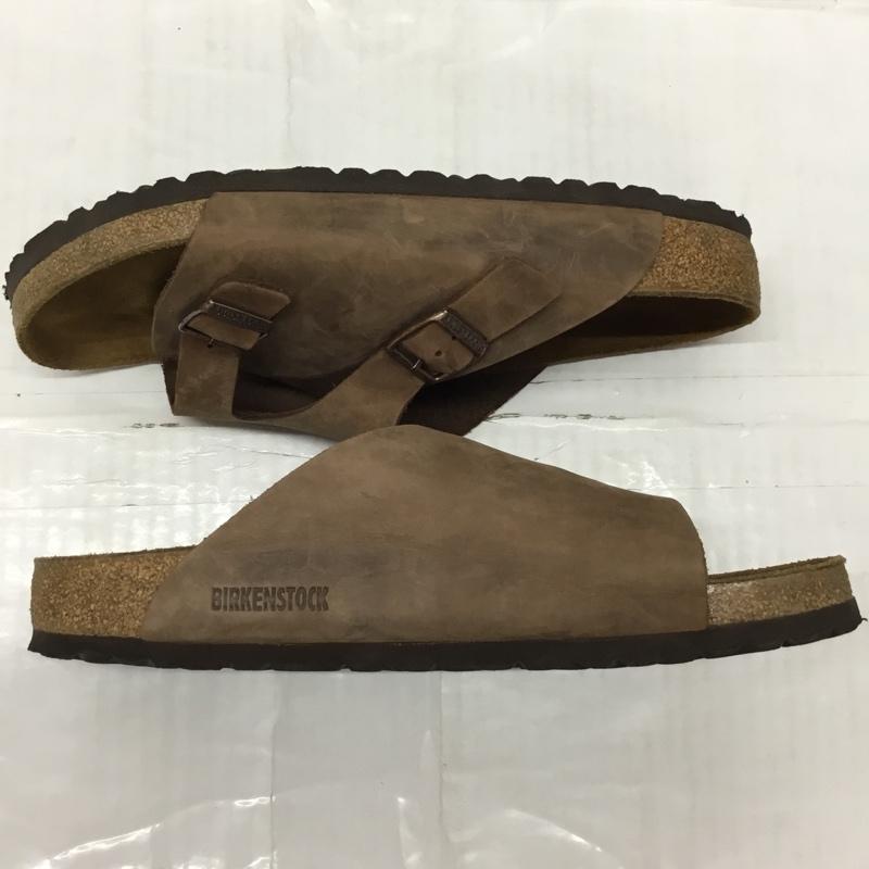 ビルケンシュトック BIRKENSTOCK サンダル サンダル 27cm ストラップ コンフォートサンダル 27.0cm 無地 茶 / ブラウン /  メンズ USED 古着 中古 10118659