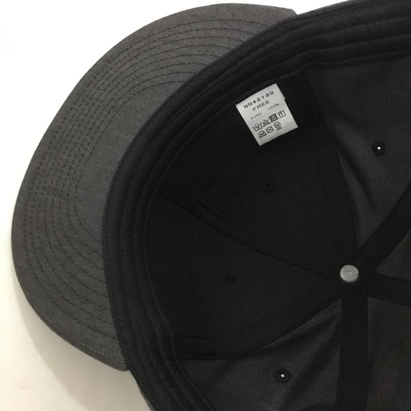 ザノースフェイス THE NORTH FACE 帽子 キャップ NN42130 NYLON DENIM CAP FREE ロゴ、文字 黒 / ブラック /  メンズ USED 古着 中古 10149870