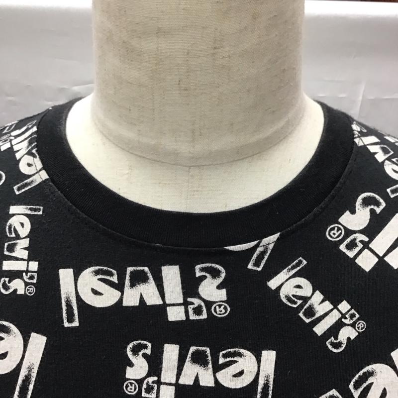 リーバイス Levi s Tシャツ 半袖 16143-0891 リラックスフィット M 総柄 黒 / ブラック /  メンズ USED 古着 中古 10115554