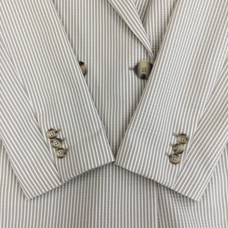 ザラ ZARA ジャケット、上着 ジャケット、ブレザー S チェック ベージュ / ベージュ /  レディース USED 古着 中古 10136778