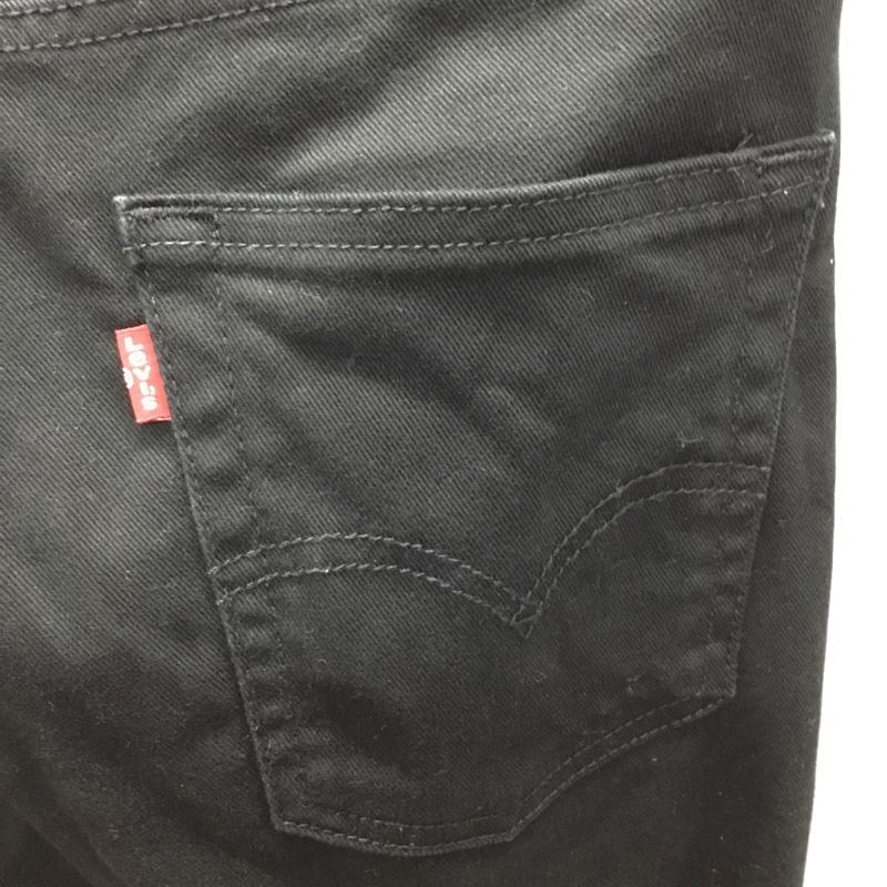 リーバイス Levi s パンツ デニム、ジーンズ デニムパンツ ストレートパンツ ワイドパンツ カジュアルパンツ 29インチ 無地 黒 / ブラック /  メンズ USED 古着 中古 10109581