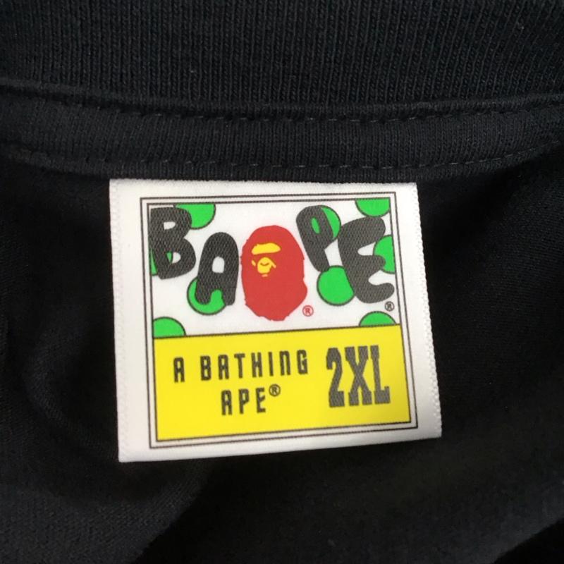 アベイシングエイプ A BATHING APE Tシャツ 半袖 1k73110903 XBOXAPEHEADTEE プリントTシャツ XXL プリント 黒 / ブラック /  メンズ USED 古着 中古 10124084