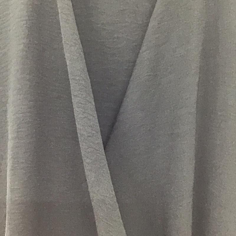 ザラ ZARA カットソー 半袖 0264/170/800 FLOWY WRAP TOP S 無地 黒 / ブラック /  レディース USED 古着 中古 10133648
