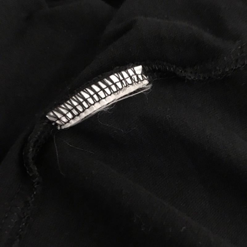 アディダス adidas Tシャツ 半袖 半袖カットソー プリントTシャツ クルーネックカットソー ロゴ、文字 黒 / ブラック /  メンズ USED 古着 中古 10133716