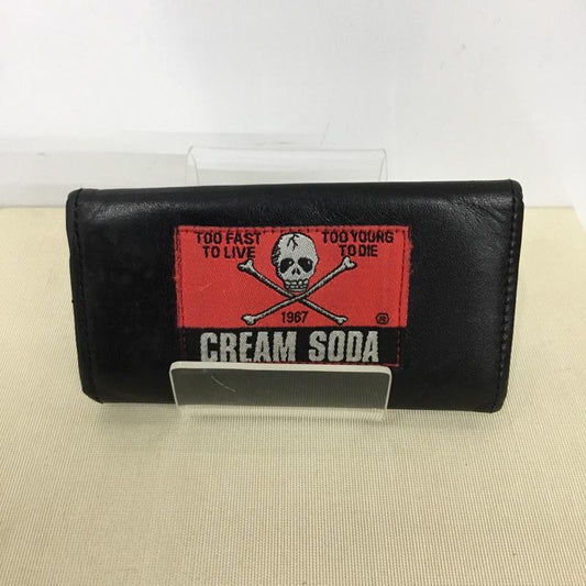 クリームソーダ CREAMSODA キーケース キーケース ドクロ スカル 5連 ロゴ、文字 黒 / ブラック /  メンズ USED 古着 中古 10149235