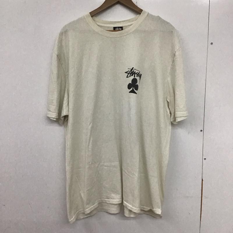 ステューシー STUSSY Tシャツ 半袖 XL プリント 白 / ホワイト /  メンズ USED 古着 中古 10135725
