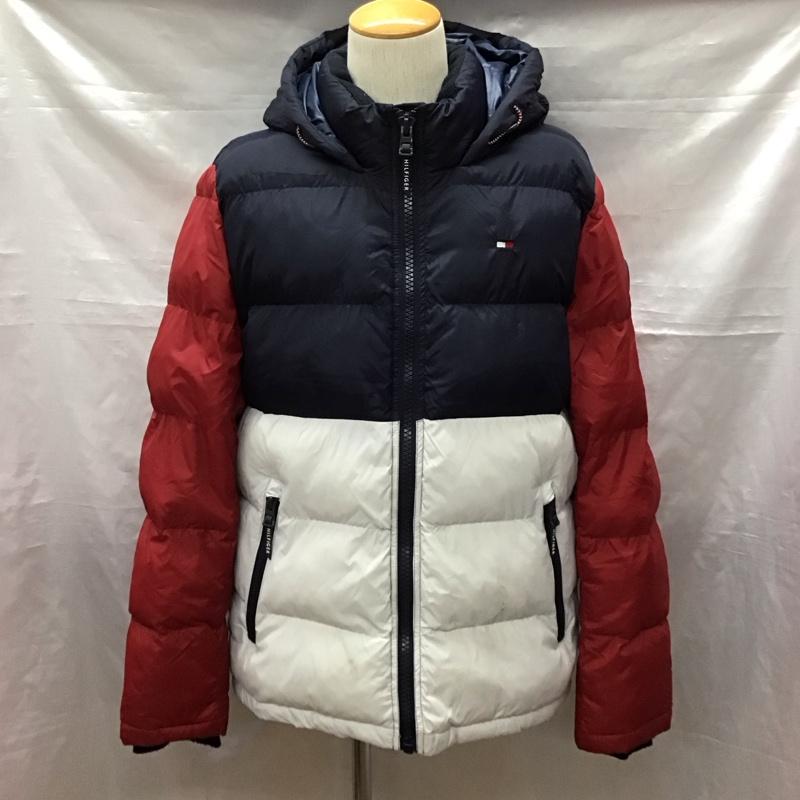 トミーヒルフィガー TOMMY HILFIGER ジャケット、上着 ジャケット、ブレザー 中綿 158AN508 M ロゴ、文字 白 / ホワイト / X 紺 / ネイビー / X えんじ / ワインレッド /  メンズ USED 古着 中古 10122589