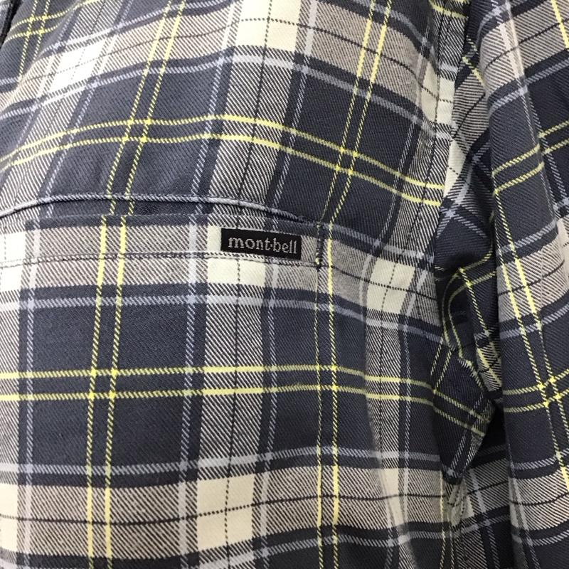 モンベル mont-bell シャツ、ブラウス 長袖 長袖シャツ カラーシャツ ポケットシャツ 長袖カットソー チェックシャツ L チェック マルチカラー / マルチカラー /  メンズ USED 古着 中古 10114495