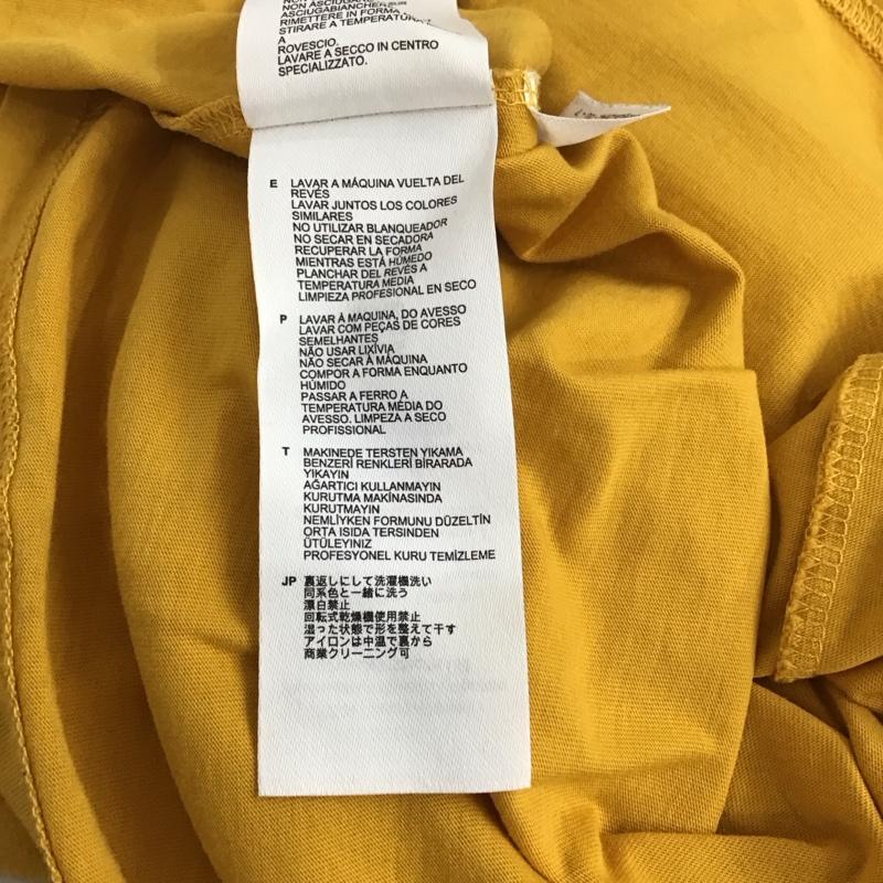 フレッドペリー FRED PERRY Tシャツ 半袖 M ロゴ、文字 マスタード / マスタード /  メンズ USED 古着 中古 10134512