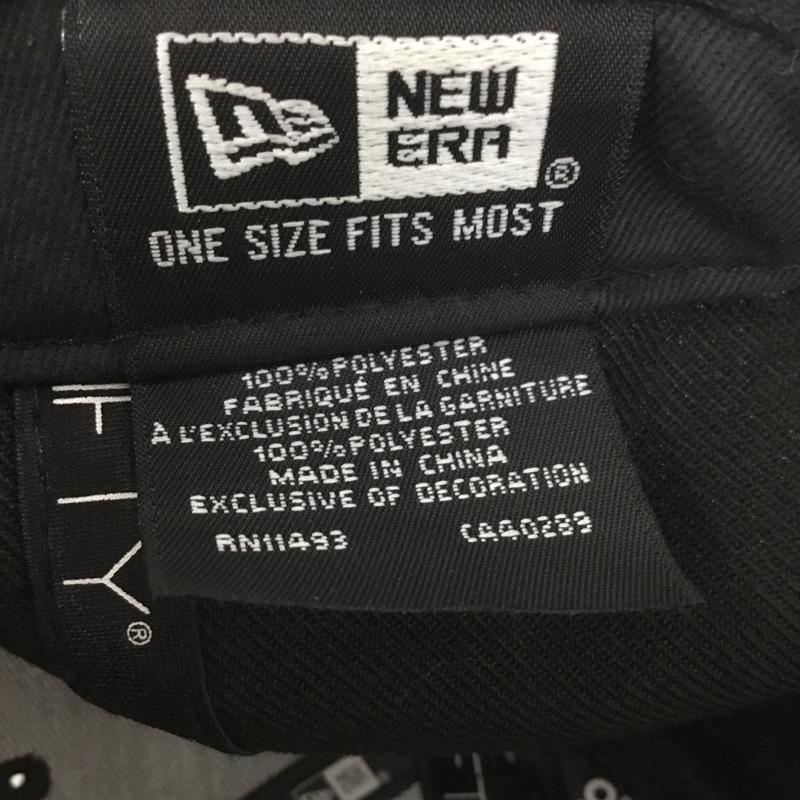 ニューエラ NEW ERA 帽子 キャップ LA ロサンゼルス ドジャース メジャーリーグ 9FIFTY ロゴ、文字 黒 / ブラック /  メンズ USED 古着 中古 10128824
