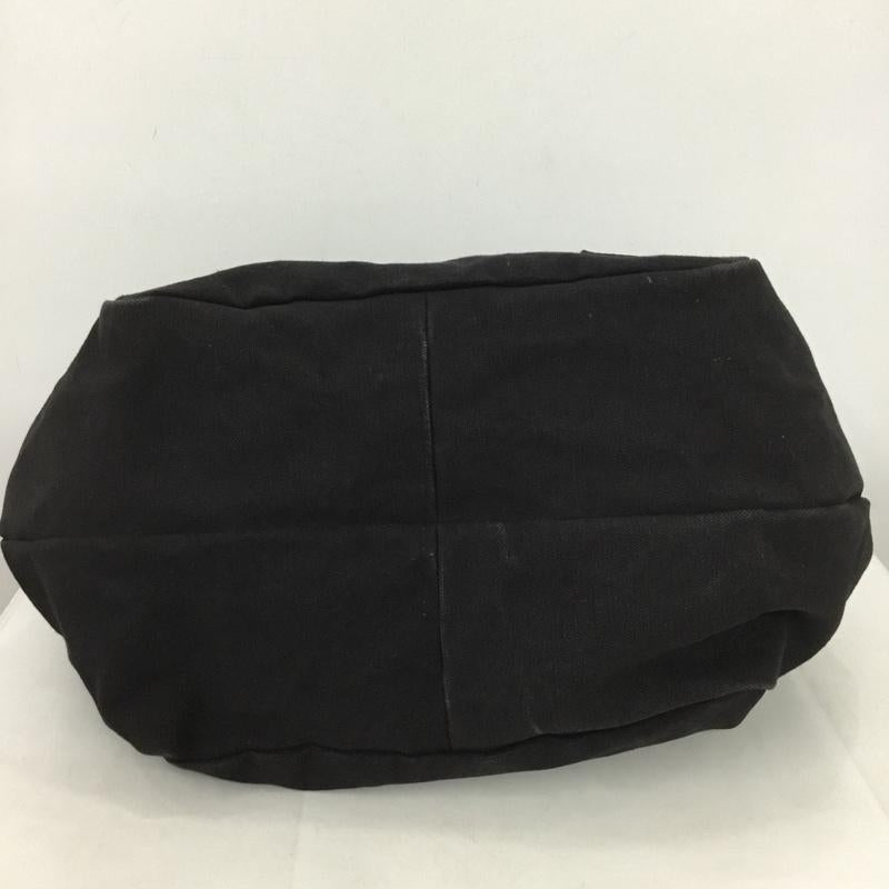 ニコアンド niko and... トートバッグ トートバッグ コットン キャンバス ロゴ、文字 黒 / ブラック /  レディース USED 古着 中古 10149825