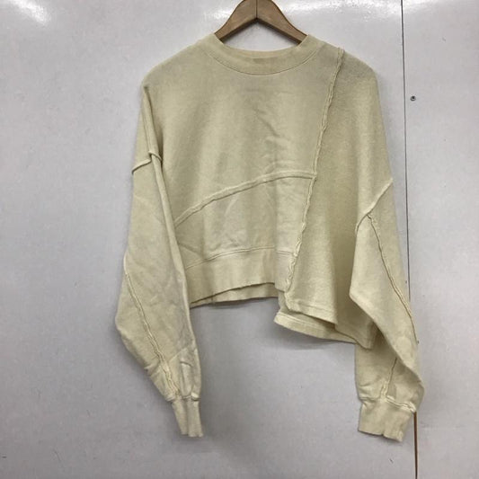 ローリーズファーム LOWRYS FARM トレーナー 長袖 1 無地 オフホワイト / オフホワイト /  レディース USED 古着 中古 10141592