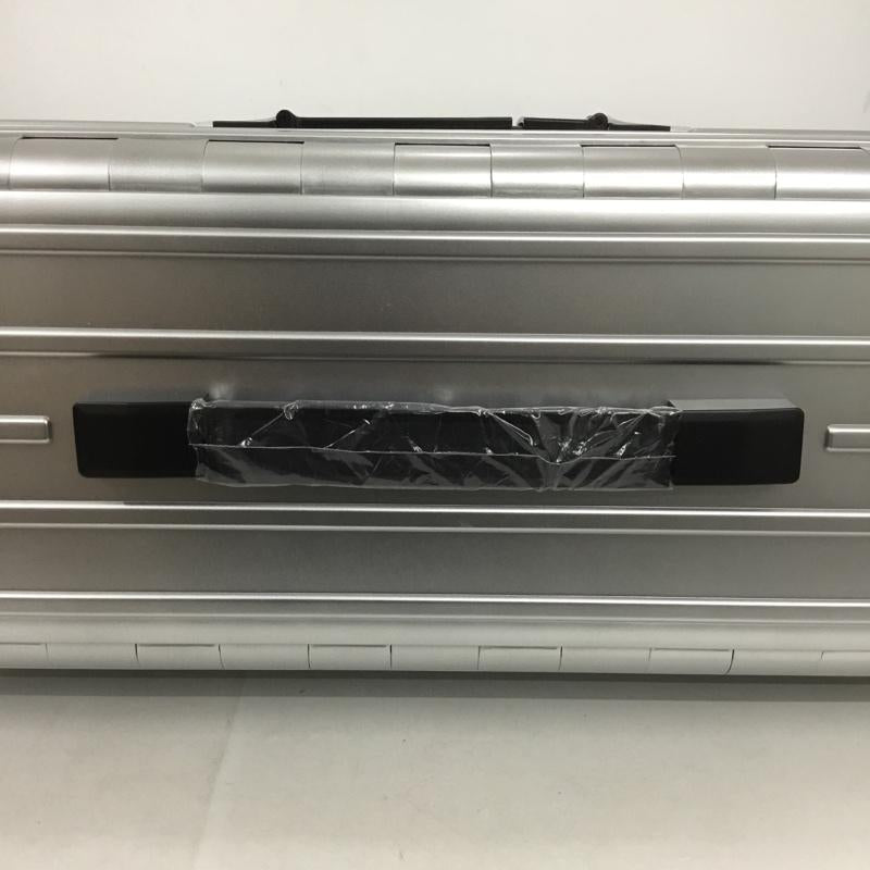 アンドフラット &.FLAT スーツケース、トランク スーツケース、トランク FL14-4-00001 折りたたみ ハードキャリーバッグ キャリーケース 箱有 ロゴ、文字 銀 / シルバー /  メンズ USED 古着 中古 10137512