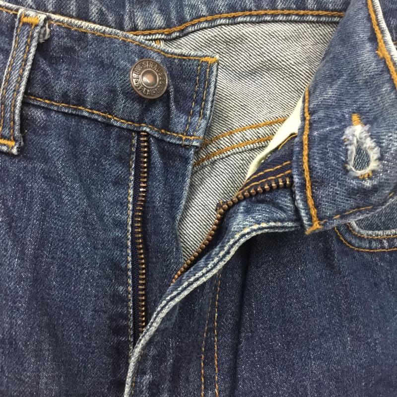 リーバイストラウスアンドコー Levi Strauss & co. パンツ デニム、ジーンズ デニムパンツ ストレートパンツ ワイドパンツ カジュアルパンツ 32インチ 無地 インディゴ / インディゴ /  メンズ USED 古着 中古 10115636