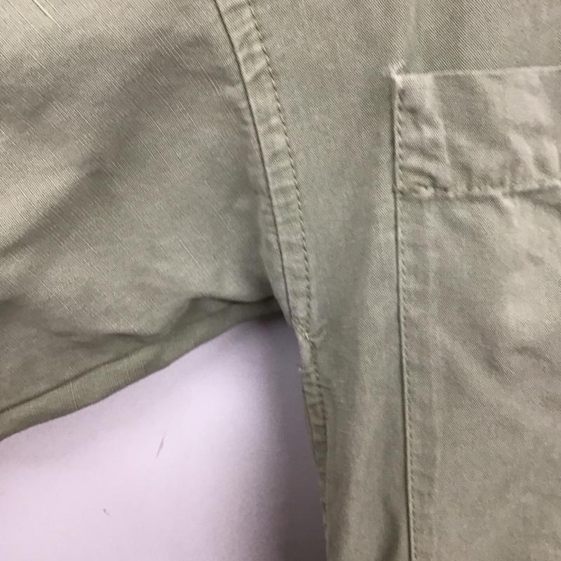 ザラ ZARA ワンピース ロングスカート 4043 053 500 シャツワンピース スキッパーワンピース 長袖 M 無地 カーキ / カーキ /  レディース USED 古着 中古 10138649