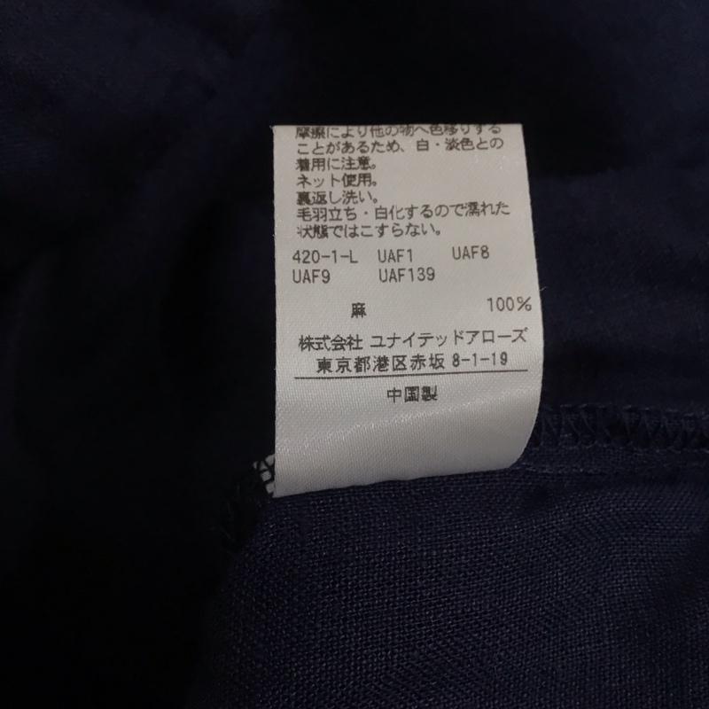 アデイインザライフ A Day in the Life カットソー 半袖 半袖カットソー 無地Vネックカットソー L 無地 紺 / ネイビー /  メンズ USED 古着 中古 10148918