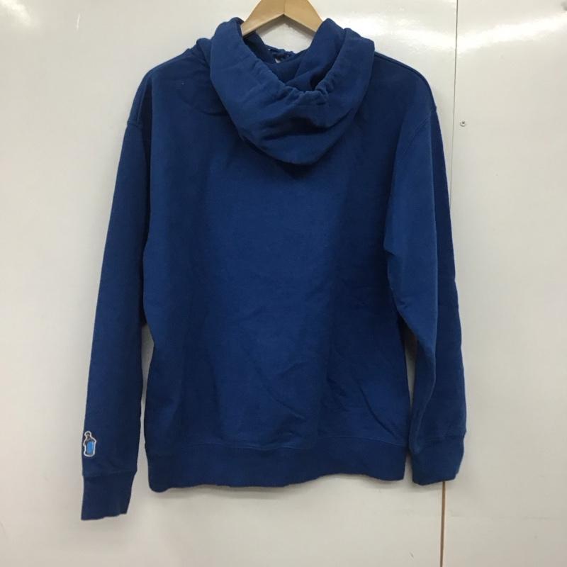 エクストララージ XLARGE パーカー 長袖 長袖パーカー プルオーバーパーカー スウェット M ロゴ、文字 青 / ブルー /  メンズ USED 古着 中古 10142391