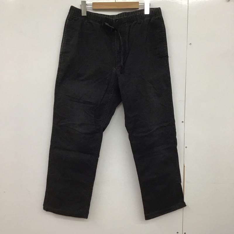 グラミチ GRAMICCI パンツ ワークパンツ、ペインターパンツ 8817-fdj ニューナローパンツ ワイドパンツ L ロゴ、文字 黒 / ブラック /  メンズ USED 古着 中古 10147000