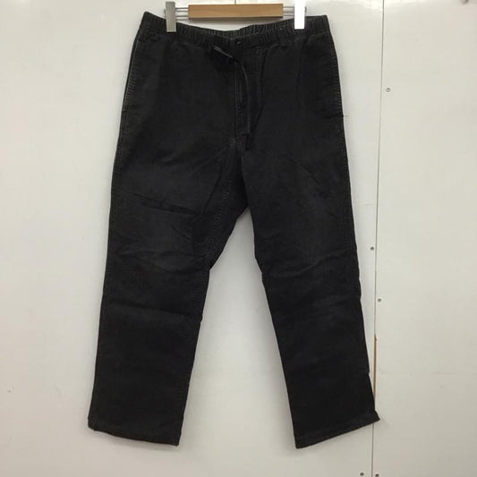 グラミチ GRAMICCI パンツ ワークパンツ、ペインターパンツ 8817-fdj ニューナローパンツ ワイドパンツ L ロゴ、文字 黒 / ブラック /  メンズ USED 古着 中古 10147000