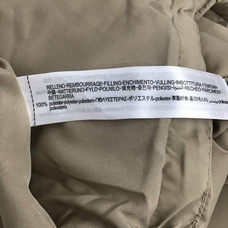 ザラ ZARA ベスト ベスト 3046 241 706 中綿 フード ロング丈 タグ付き L 無地 ベージュ / ベージュ /  レディース USED 古着 中古 10138928