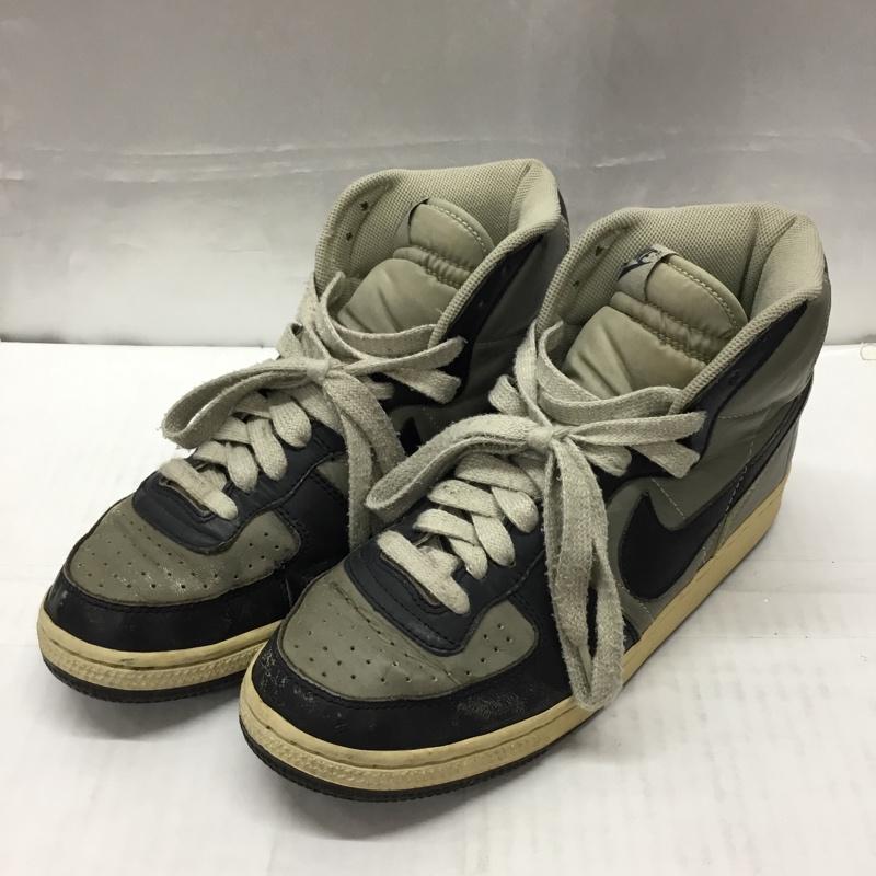 ナイキ NIKE スニーカー スニーカー 307147 041 TERMINATOR HIGH 2003年 復刻 27cm 27.0cm ロゴ、文字 灰 / グレー / X 紺 / ネイビー /  メンズ USED 古着 中古 10109382