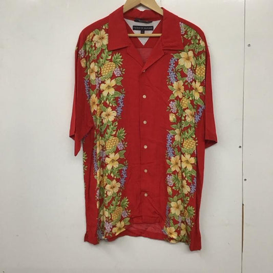 トミーヒルフィガー TOMMY HILFIGER シャツ、ブラウス 半袖 半袖シャツ プリントシャツ アロハシャツ L プリント マルチカラー / マルチカラー /  メンズ USED 古着 中古 10134077