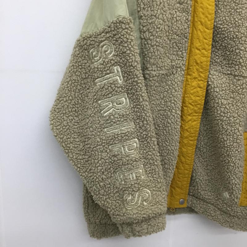 アディダス adidas ジャケット、上着 ジャンパー、ブルゾン adidas フリースジャケット M 無地 ベージュ / ベージュ / X 黄 / イエロー /  メンズ USED 古着 中古 10120876