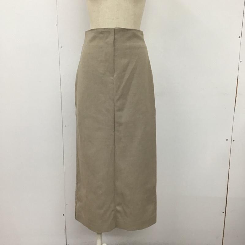 古着 USED スカート ロングスカート タイトスカート スリット LAULEN S 無地 ベージュ / ベージュ /  レディース USED 古着 中古 10108239
