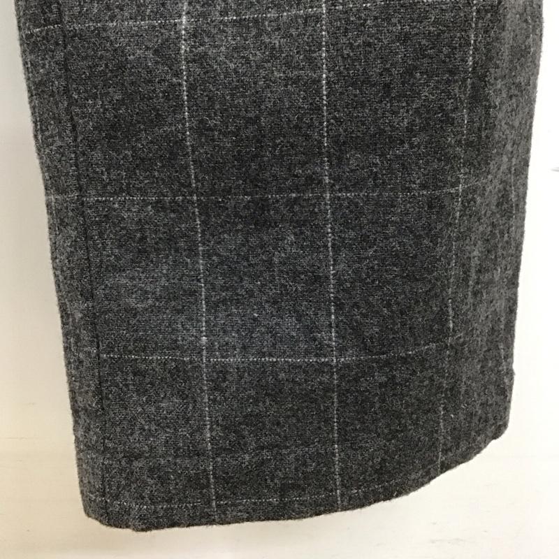 シップスジェネラルサプライ SHIPS GENERAL SUPPLY パンツ スラックス スラックス ワイドパンツ カジュアルパンツ ストレートパンツ チェックパンツ M チェック 灰 / グレー /  メンズ USED 古着 中古 10107259