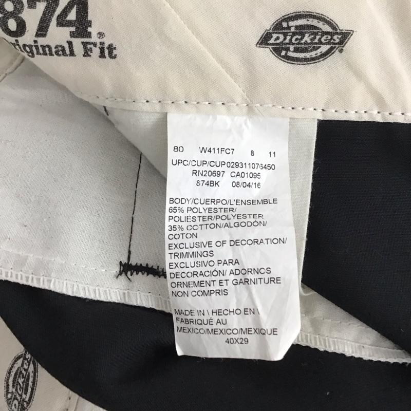 ディッキーズ Dickies パンツ ワークパンツ、ペインターパンツ 40インチ 無地 黒 / ブラック /  メンズ USED 古着 中古 10129664