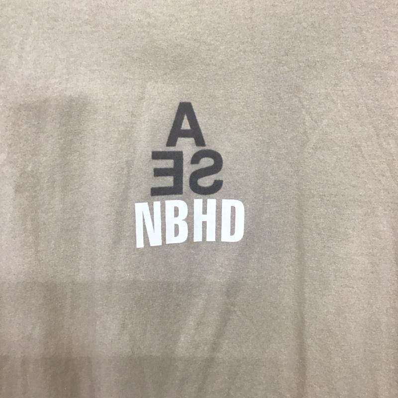 ウィンダンシー WIND AND SEA Tシャツ 半袖 211elwsn-stmo1s 半袖カットソー プリントTシャツ NEIGHBORHOOD XL ロゴ、文字 ベージュ / ベージュ /  メンズ USED 古着 中古 10140957