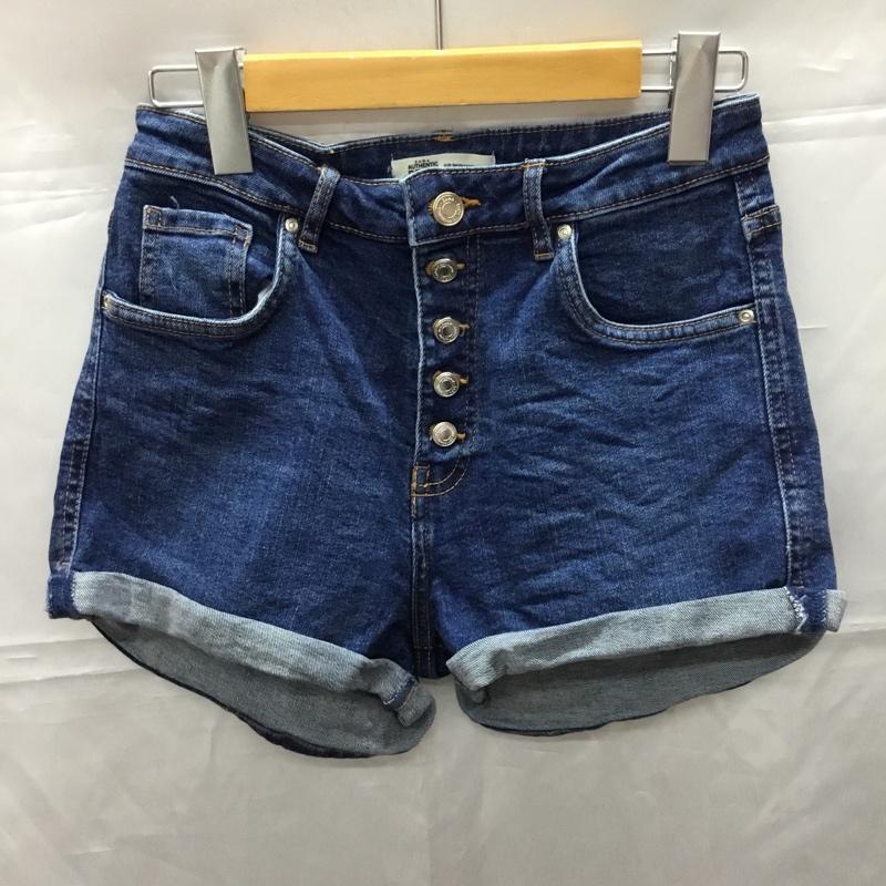 ザラ ZARA パンツ ショートパンツ デニムショートパンツ 26インチ 無地 インディゴ / インディゴ /  レディース USED 古着 中古 10110699