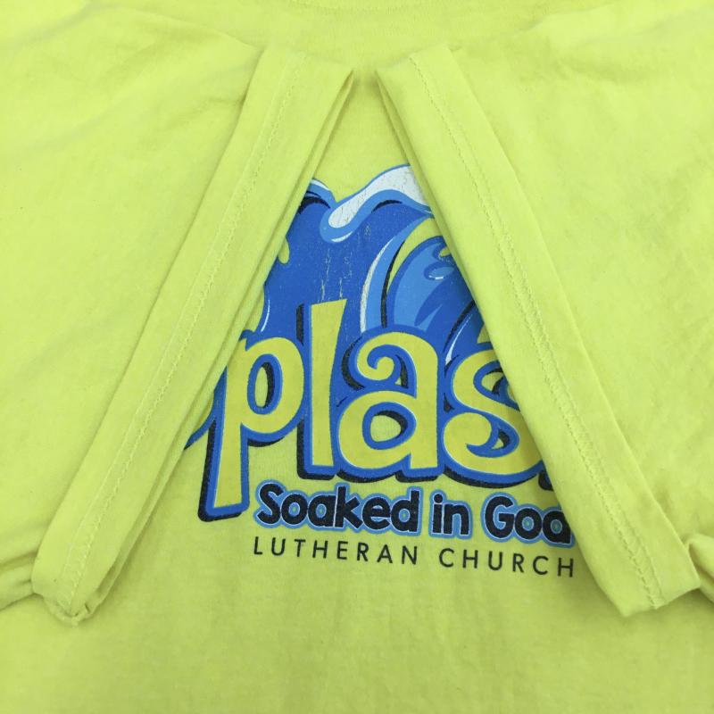 ユーズドクロージング used clothes Tシャツ 半袖 XXL プリント X ロゴ、文字 黄 / イエロー /  メンズ USED 古着 中古 10133848