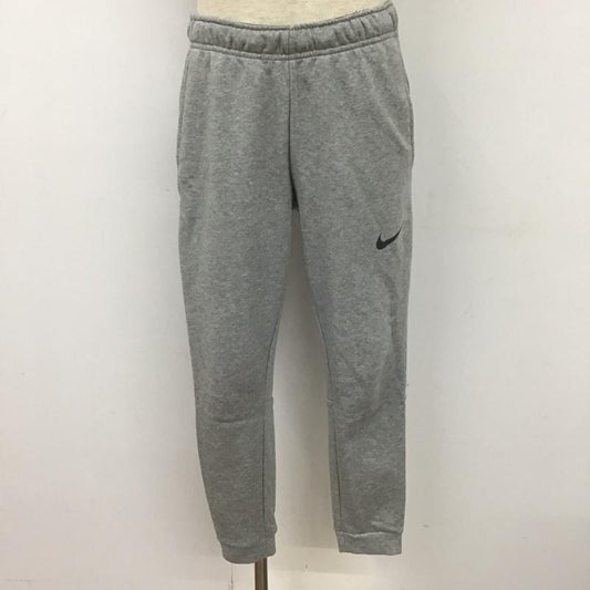 ナイキ NIKE ボトムス ボトムス cz6380-063 テーパードトレーニングパンツ スウェットパンツ スポーツウェア M ロゴ、文字 灰 / グレー /  メンズ USED 古着 中古 10109792