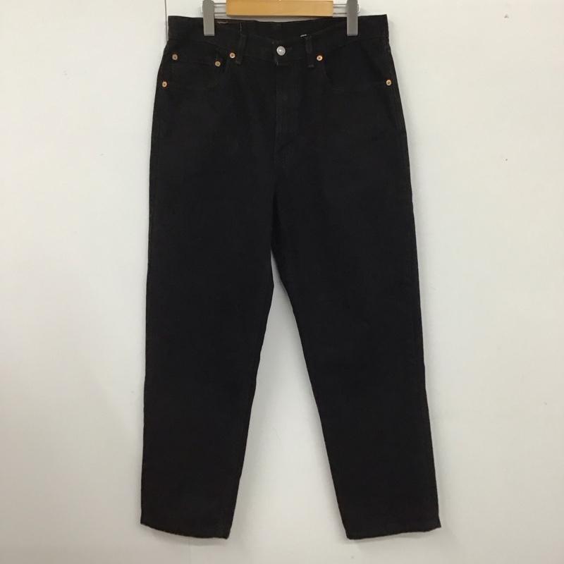 リーバイストラウスアンドコー Levi Strauss & co. パンツ デニム、ジーンズ デニムパンツ ストレートパンツ ワイドパンツ カジュアルパンツ 90s usa製 34 無地 黒 / ブラック /  メンズ USED 古着 中古 10115130