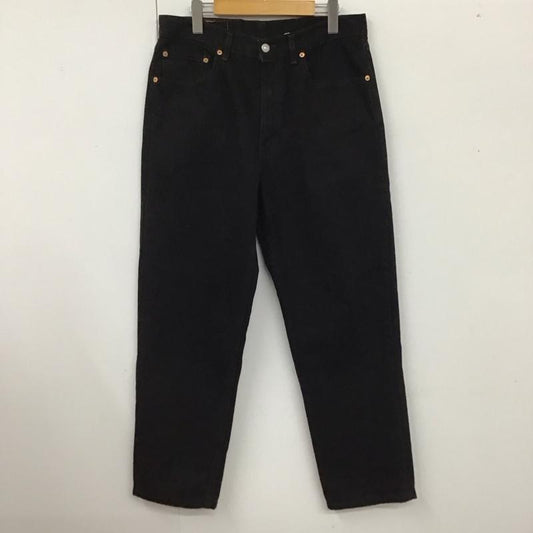 リーバイストラウスアンドコー Levi Strauss & co. パンツ デニム、ジーンズ デニムパンツ ストレートパンツ ワイドパンツ カジュアルパンツ 90s usa製 34 無地 黒 / ブラック /  メンズ USED 古着 中古 10115130