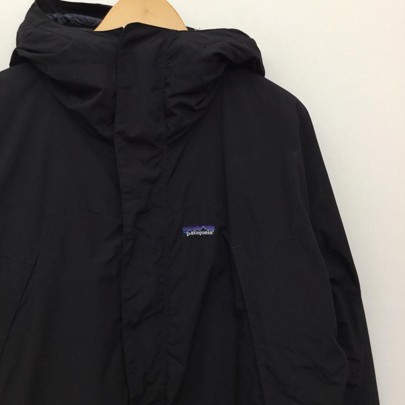 パタゴニア patagonia ジャケット、上着 ジャンパー、ブルゾン インファーノジャケット M ロゴ、文字 黒 / ブラック /  メンズ USED 古着 中古 10137708