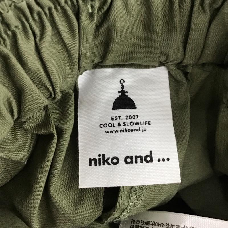 ニコアンド niko and... パンツ ワークパンツ、ペインターパンツ NKN33512AD イージーカーゴパンツ FREE 無地 カーキ / カーキ /  レディース USED 古着 中古 10134680