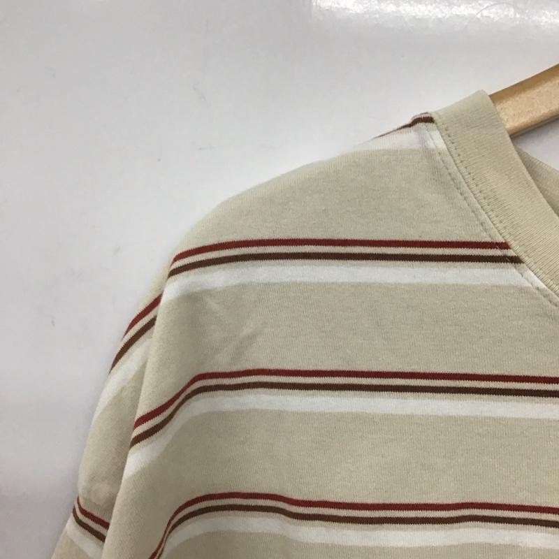 ローリーズファーム LOWRYS FARM Tシャツ 半袖 LF620089AD クルーネック オーバーサイズ FREE ボーダー柄 マルチカラー / マルチカラー /  レディース USED 古着 中古 10146378