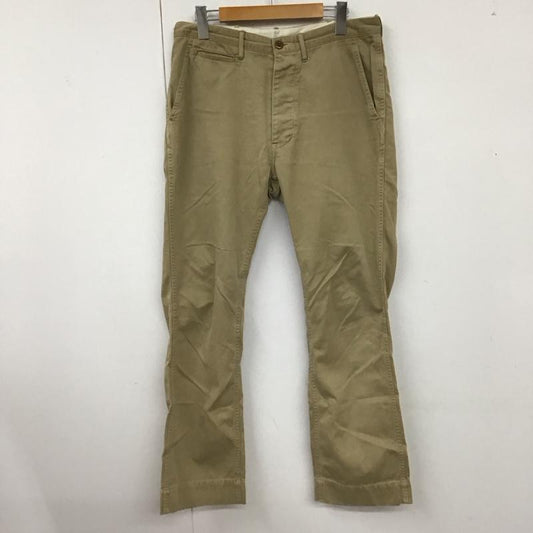 フィグベル PHIGVEL パンツ チノパン チノパン カジュアルパンツ ワイドパンツ ストレートパンツ 32インチ 無地 ベージュ / ベージュ /  メンズ USED 古着 中古 10115153