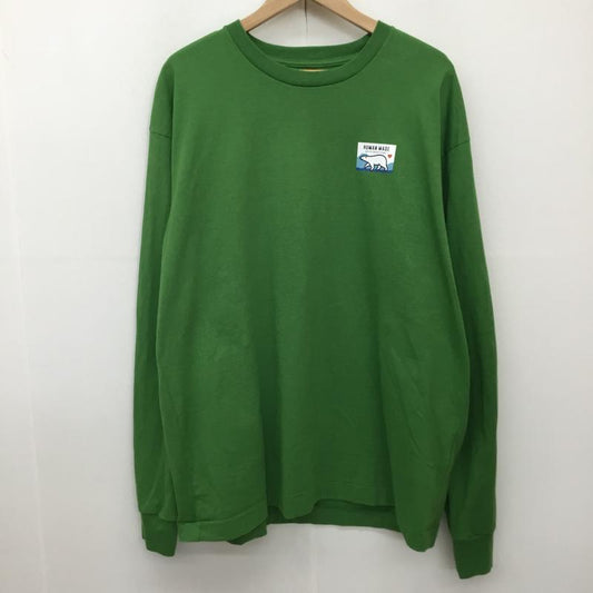 ヒューマンメード HUMAN MADE カットソー 長袖 GRAPHIC L/S XL プリント 緑 / グリーン /  メンズ USED 古着 中古 10138294