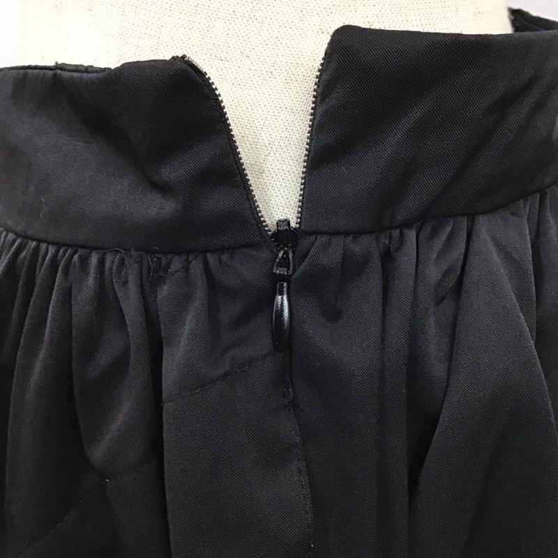 ザラウーマン ZARA WOMAN スカート ひざ丈スカート ひざ丈スカート フレアスカート カジュアルスカート S 無地 黒 / ブラック /  レディース USED 古着 中古 10116424