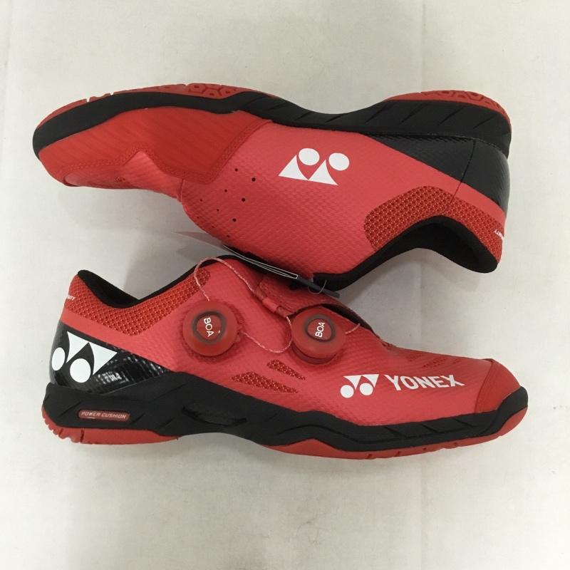 ヨネックス YONEX スニーカー スニーカー SHBIF バドミントンシューズ パワークッションインフィニティ 26cm 26.0cm ロゴ、文字 赤 / レッド / X 黒 / ブラック /  メンズ USED 古着 中古 10142466