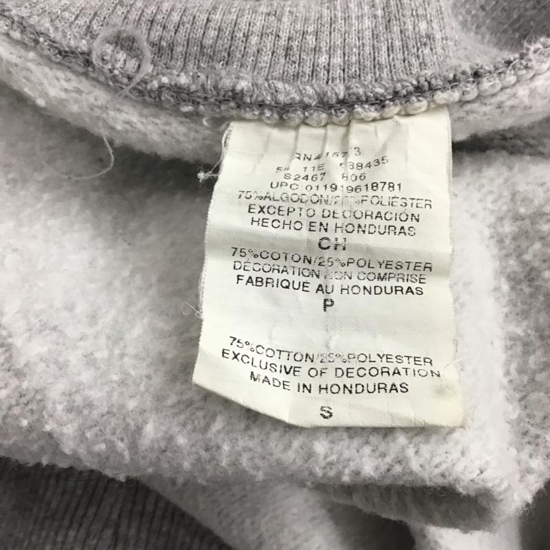 チャンピオン Champion パーカー 長袖 長袖パーカー プルオーバーパーカー スウェット S ロゴ、文字 灰 / グレー /  メンズ USED 古着 中古 10141655