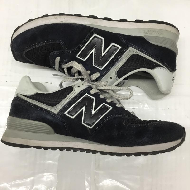 ニューバランス New Balance スニーカー スニーカー ML574EGK 27cm 27.0cm ロゴ、文字 紺 / ネイビー / X 灰 / グレー /  メンズ USED 古着 中古 10107584