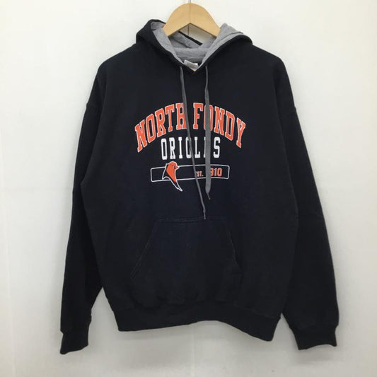 ギルダン GILDAN パーカー 長袖 M  黒 / ブラック /  メンズ USED 古着 中古 10136086
