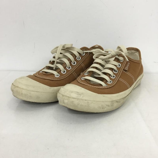 コンバース CONVERSE スニーカー スニーカー 1SC527 BIG C TS OX 24cm 24.0cm ロゴ、文字 茶 / ブラウン /  レディース USED 古着 中古 10144353