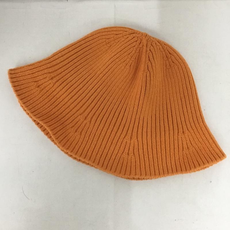 バトナー BATONER 帽子 ハット BN-24SI-004 THE SEAISLAND COTTON KNIT HAT FREE 無地 橙 / オレンジ /  メンズ USED 古着 中古 10144328