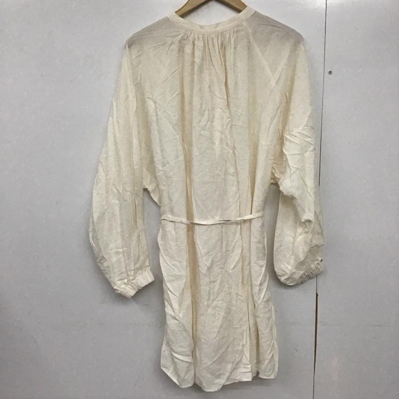 ローリーズファーム LOWRYS FARM シャツ、ブラウス 長袖 FREE 無地 アイボリー / アイボリー /  レディース USED 古着 中古 10143993
